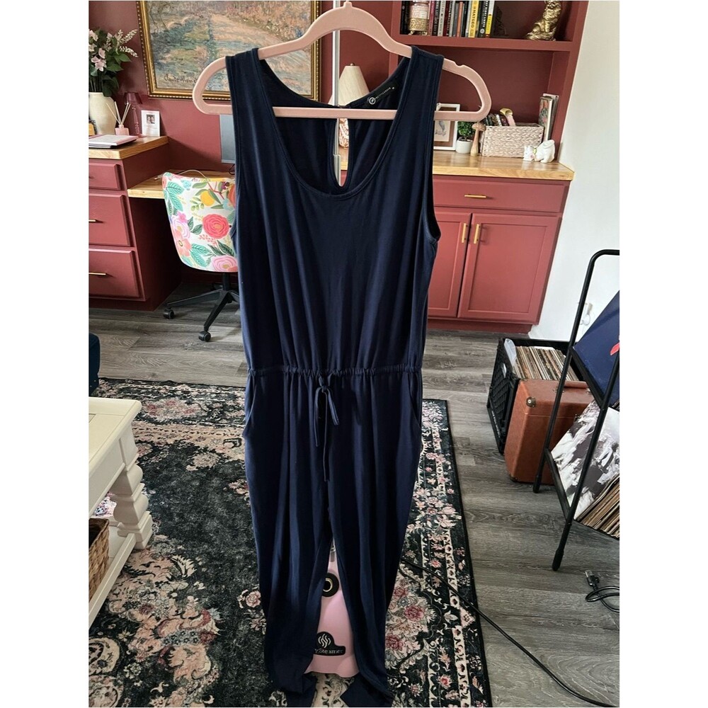 PrettyGarden Sleeveless Drawstring Jumpsuit